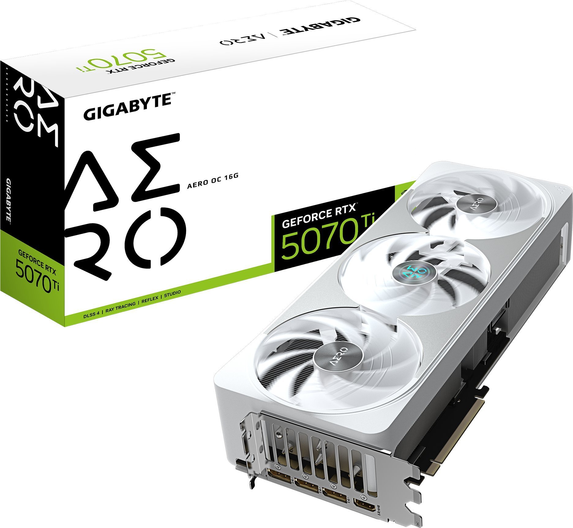 Karta graficzna Gigabyte GeForce RTX 5070 Ti Aero OC 16GB GDDR7 (GV-N507TAERO OC-16GD)