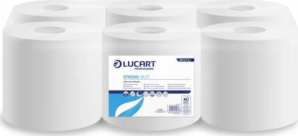 Karen Lucart Strong 19 CF - Ręcznik w roli, 2 warstwy, 100 m, celuloza - 6 rolek