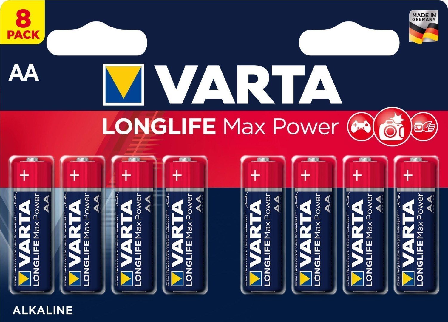 Varta Bateria Longlife Max Power LR6/AA 8 szt.