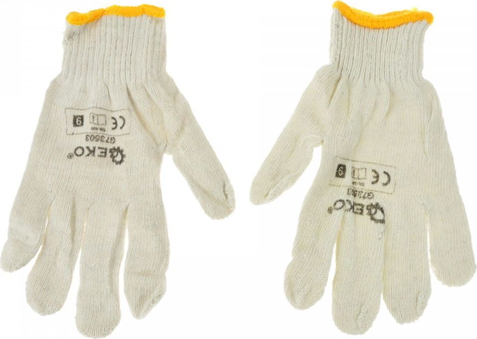 Geko Rękawice robocze dziane (12/600) rozmiar 9" (G73503)