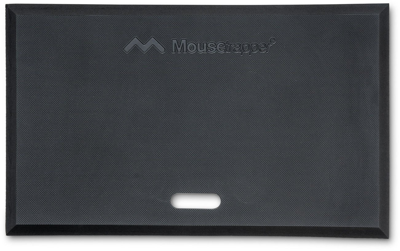 Mousetrapper Active Standing Mat, Rectangular, Black, Polyurethane, Rubber, 740 x 450 mm, 1.8 cm, 875 g