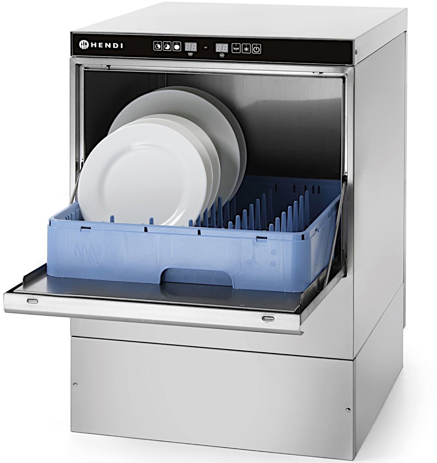 Hendi Zmywarka gastronomiczna do naczyń z cyfrowym sterowaniem na kosze 50x50 cm 3600 W