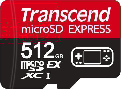 SD microSD Card 512GB Transcend SD-Express PCIe USD710S