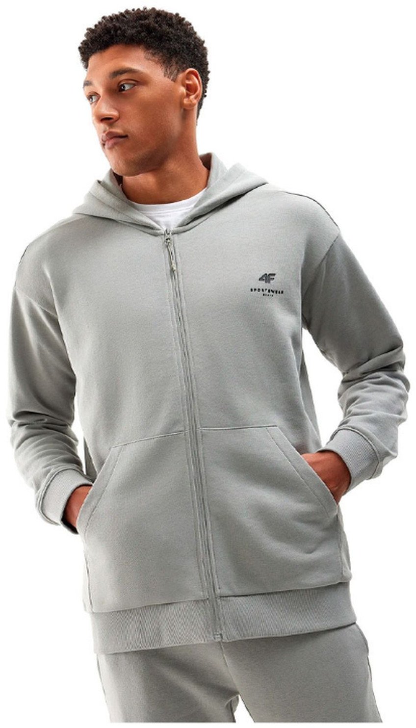 MĘSKA BLUZA SPORTOWA BAWEŁNIANA 4F M1011 Z KAPTUREM R. M