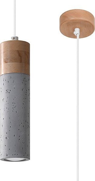 Lampa wisząca Lumes Betonowa lampa wisząca tuba loft - S162-Leya