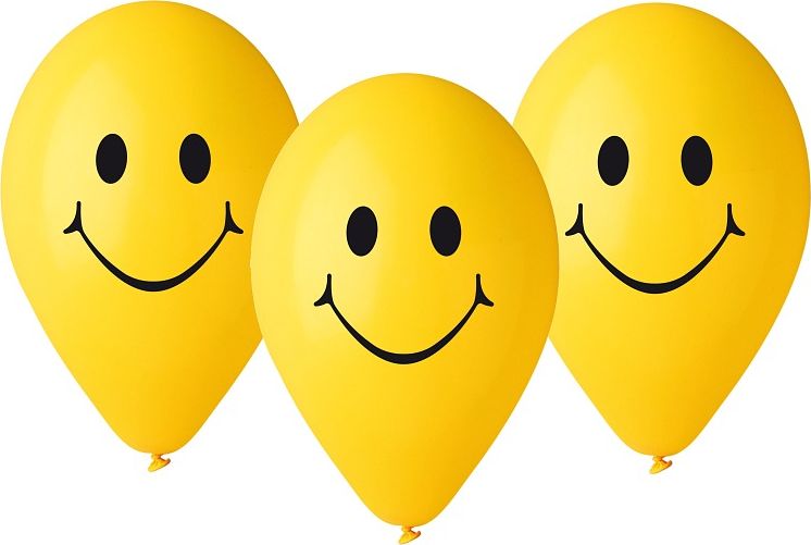 GoDan BALONY PREMIUM UŚMIECHY 12CALI 5SZTUK GS110/P178