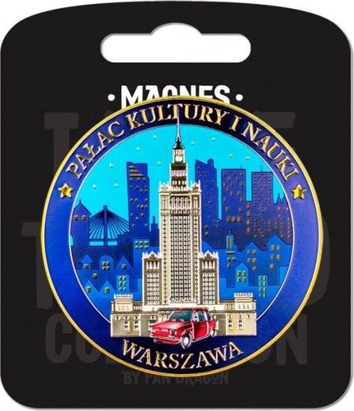 Pan Dragon Magnes I love Poland Warszawa ILP-MAG-B-WAR-35