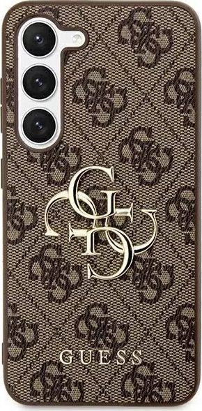 Guess Etui GUHCS24S4GMGBR Samsung Galaxy S24 hardcase 4G Big Metal Logo brązowy/brown