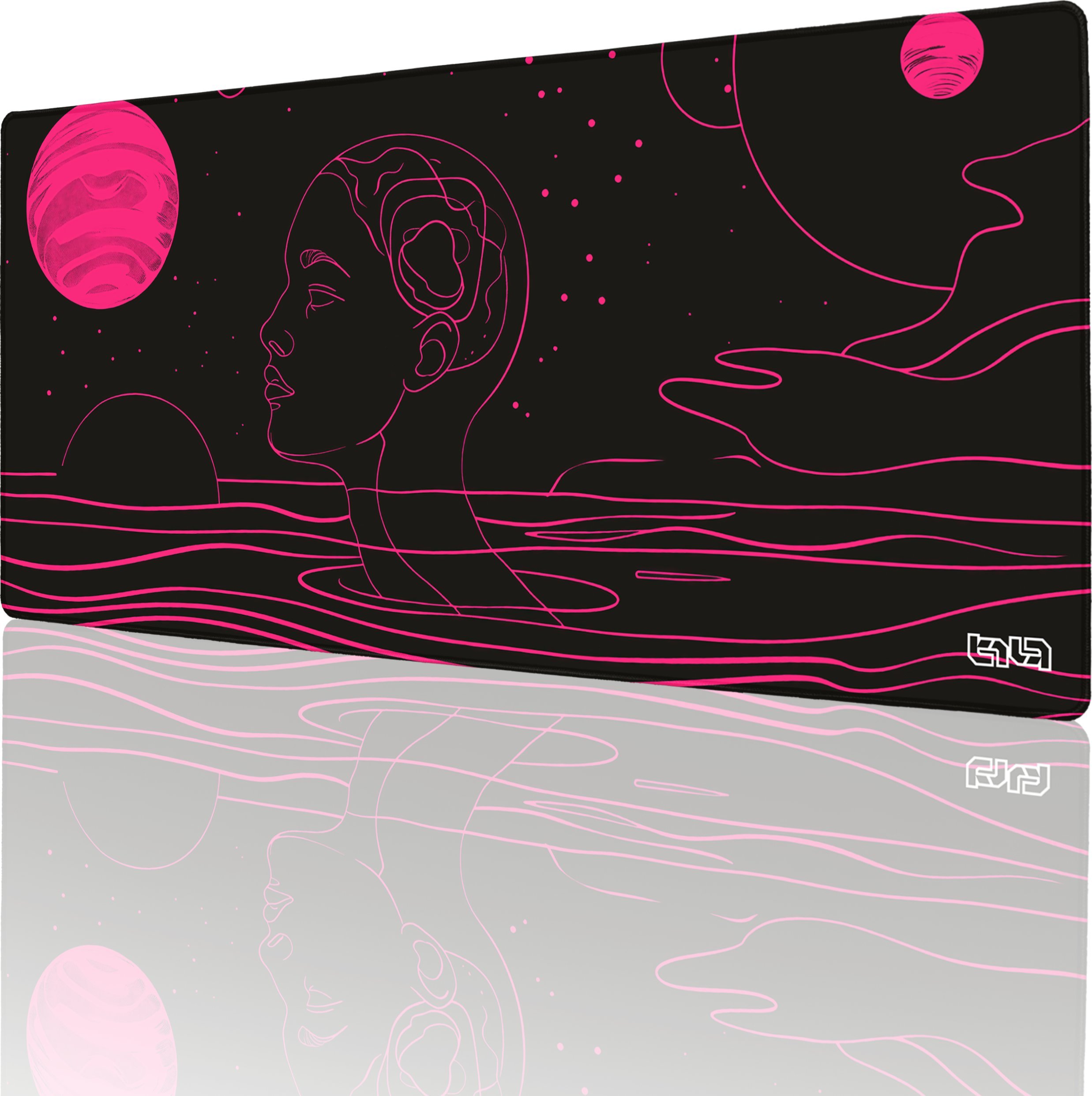 Podkładka Tilt DUŻA PODKŁADKA POD MYSZKĘ Pink Line 90x40 TILT Prezent Gamingowa XL