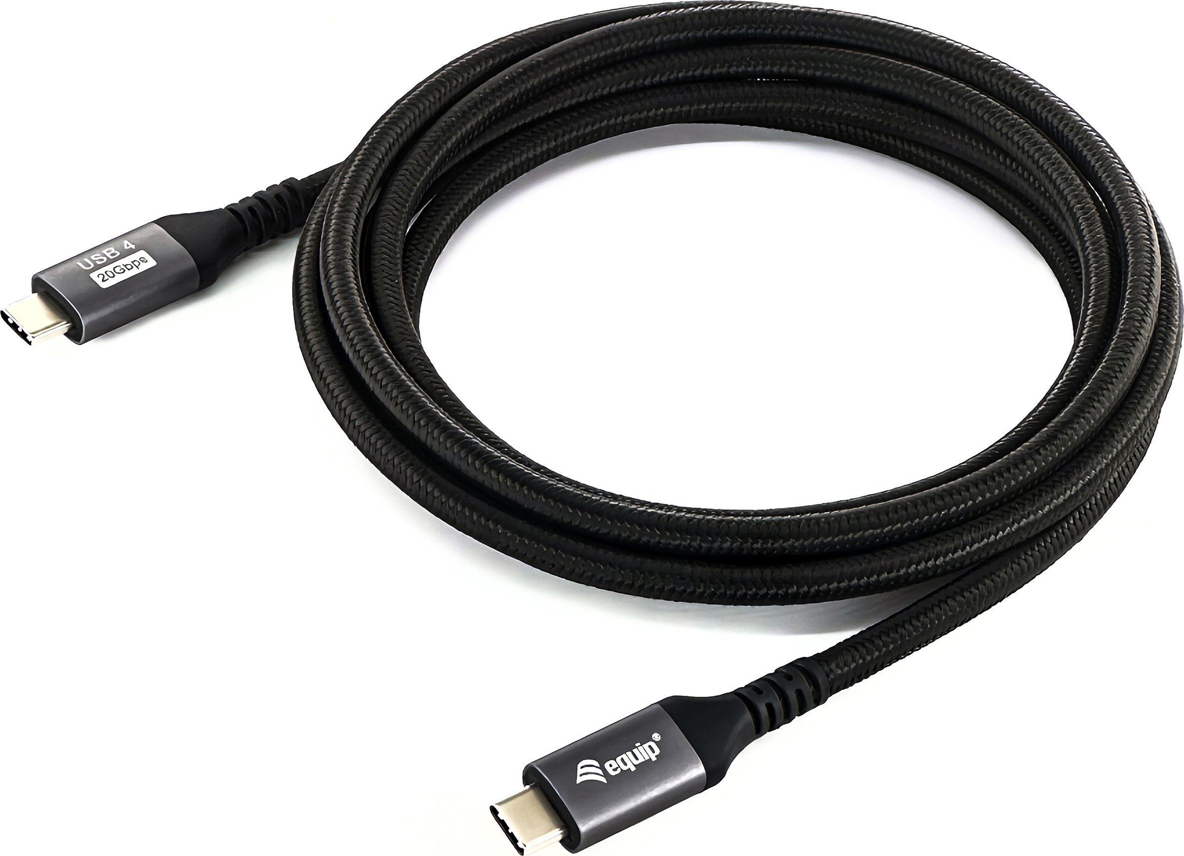 Kabel USB Equip USB-C - USB-C 2 m Czarny (128382)