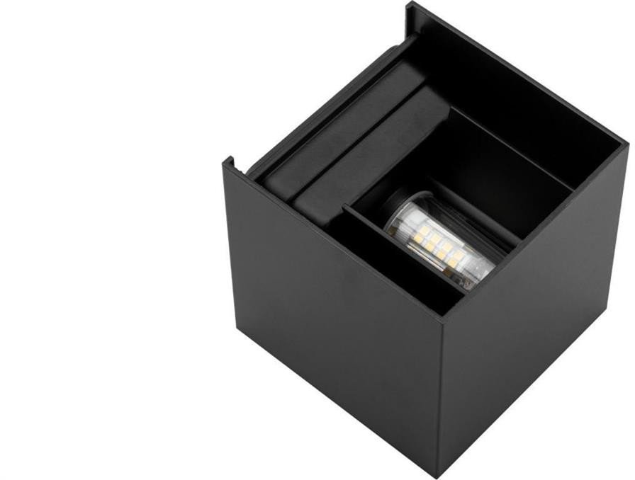 Kinkiet Ogrodowy Elewacyjny LED G9 Regulowany Góra Dół Czarny PYXIS Lumiled