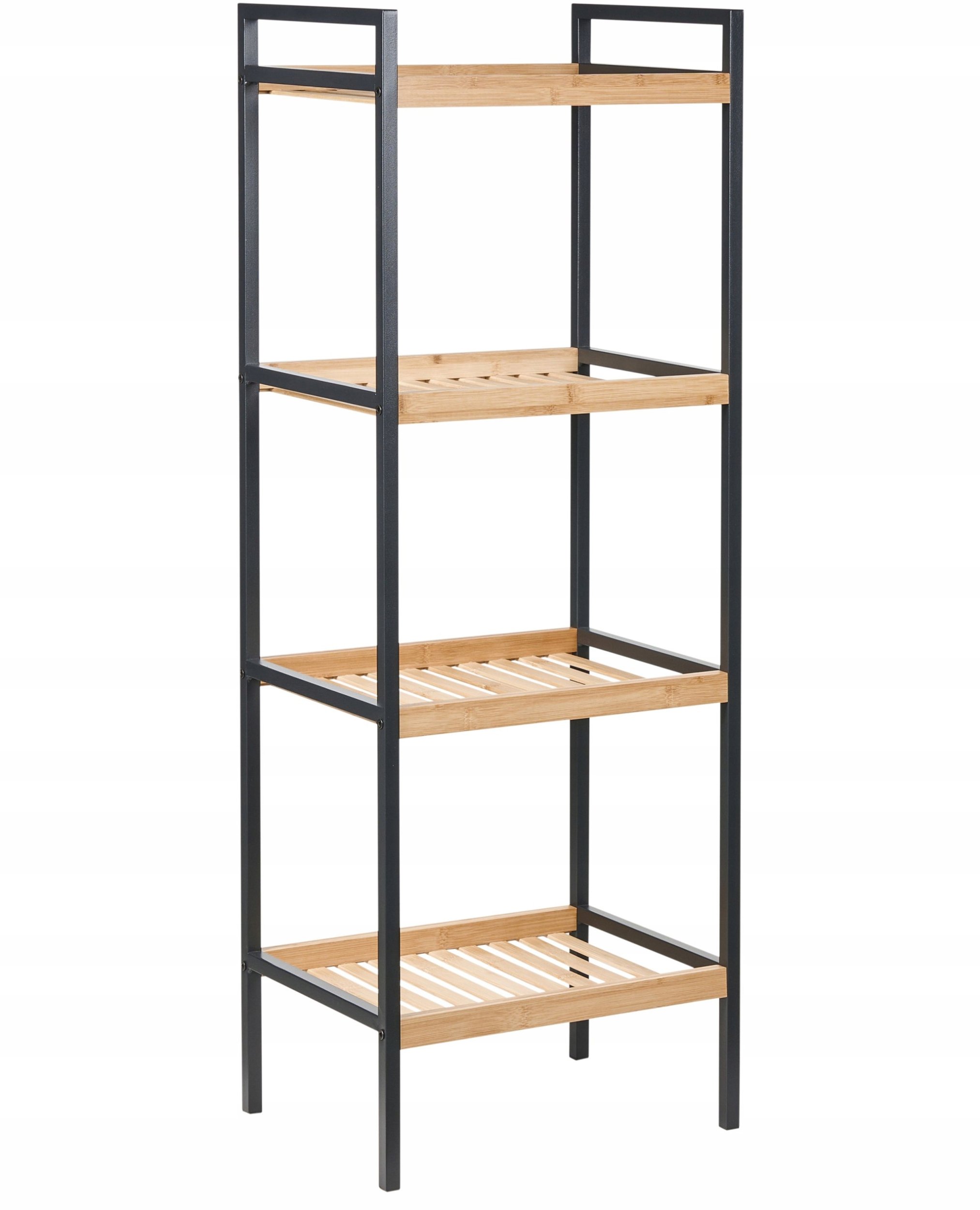 Regał 4 półki TAJZARA Drewno bambusowe Jasnobrązowy