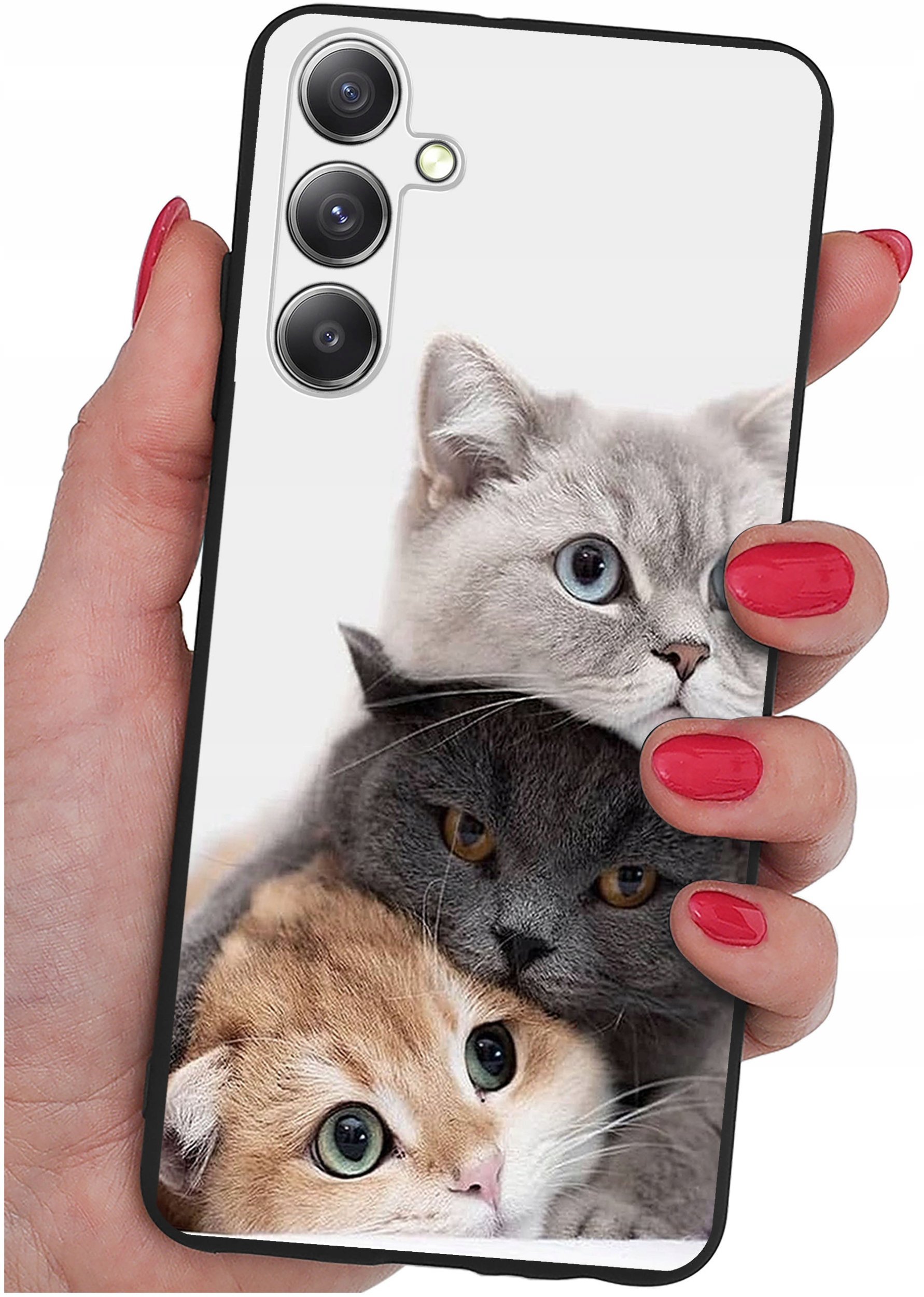 Etui do Samsung Galaxy M35 5G WZORY |SILIKONOWE MATT CASE + SZKŁO 9H