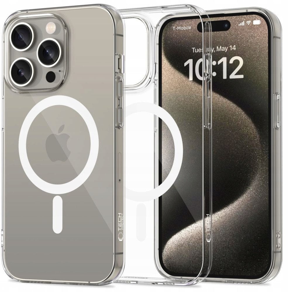 TECH-PROTECT FLEXAIR MAGSAFE IPHONE 15 PRO CLEAR