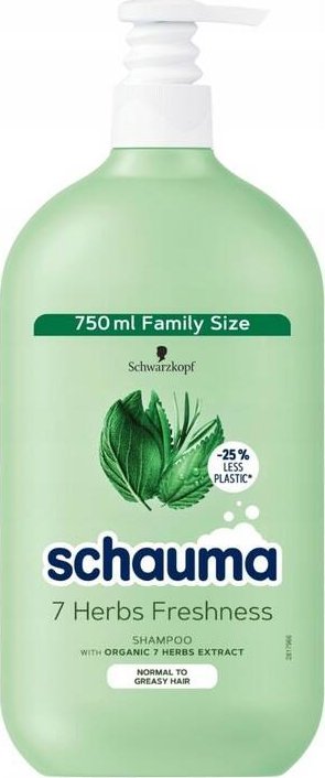 Schauma schauma 7 Herbs Freshness szampon do włosów przetłuszczających się i normalnych 750ml