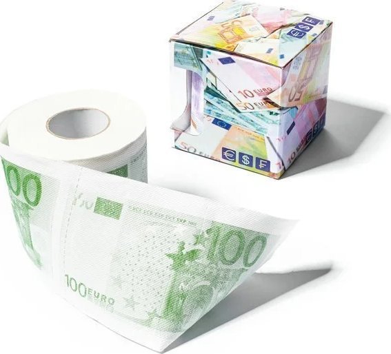 Papier Toaletowy 100 Euro XL - Zabawny Dodatek do Łazienki