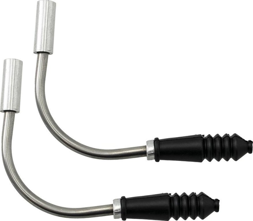 Fajki do hamulca V-brake + gumowa osłona linki - 2 sztuki