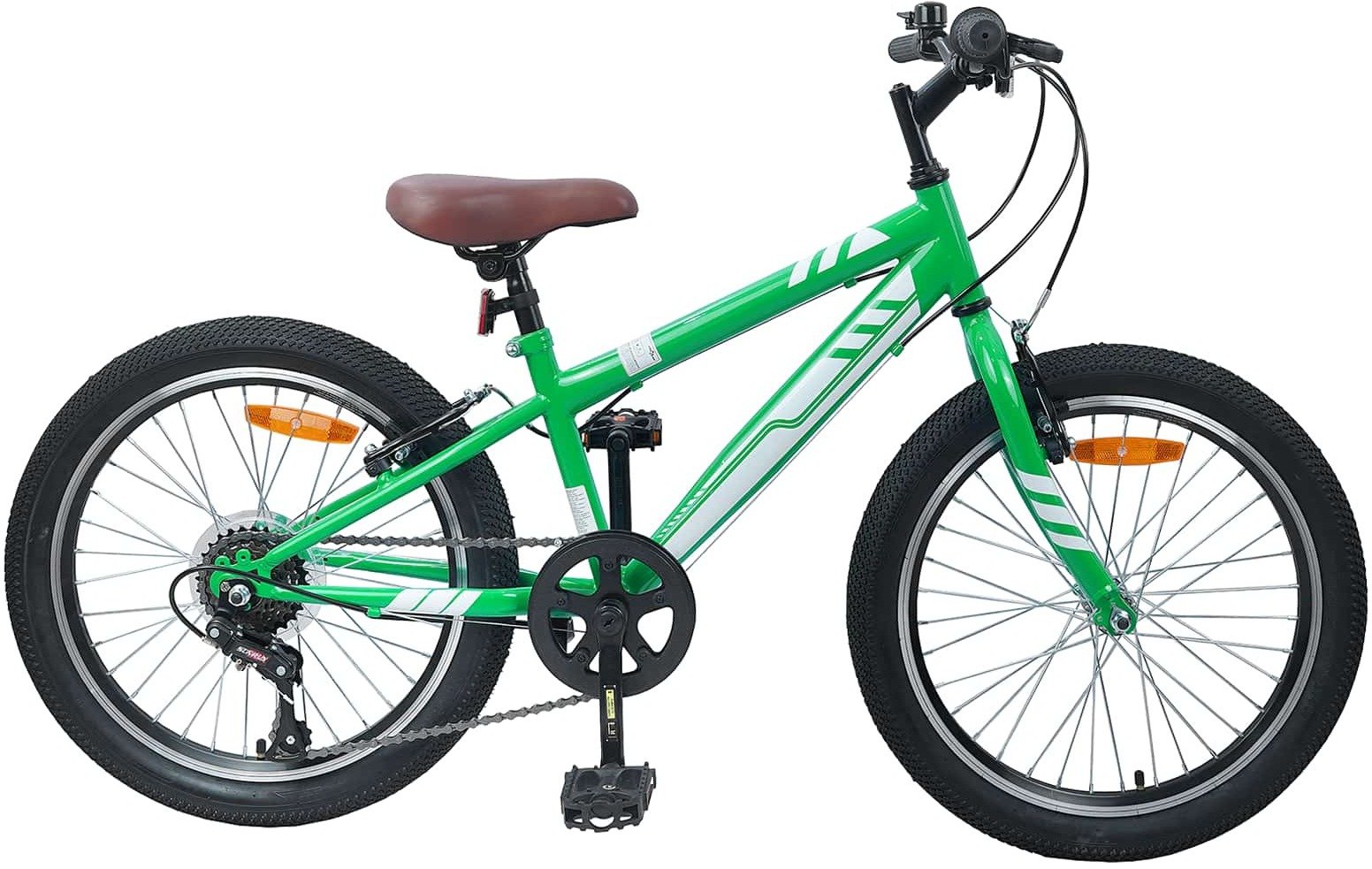 vidaXL Rower Górski 24 Cali 6-Speed dla 8-12 latków Zielony