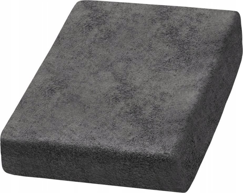 Activeshop Prześcieradło frotte grafit