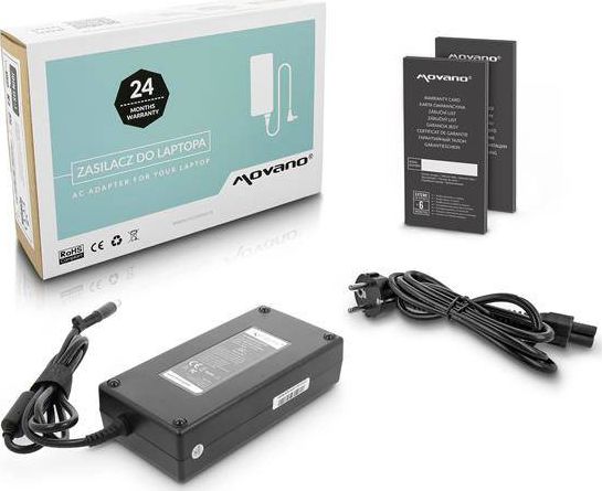 Zasilacz do laptopa Movano 200 W, 5 mm, 10.3 A, 19.5 V (ZZ/HP195103P)