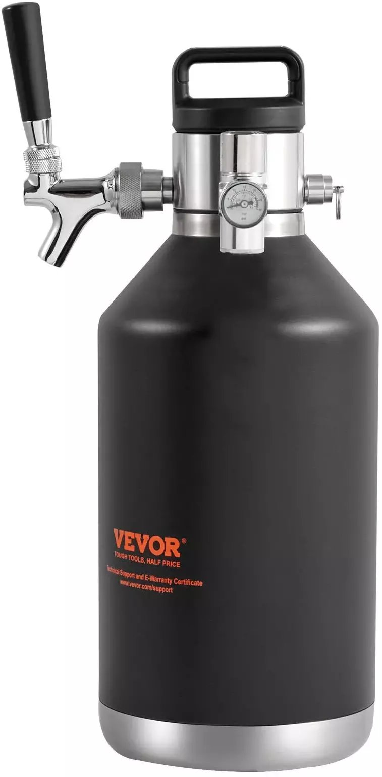 Mini keg beczka 4L z kranem CO2 stal 304 kran domowe piwo lane