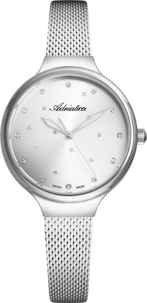 Zegarek Adriatica Zegarek Damski Adriatica na bransolecie A3723.5143Q - Zegarek Kwarcowy Swiss Made