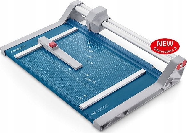 Dahle 550, 20 sheets, 36 cm, 2 mm, Automatic clamp, Steel, A4