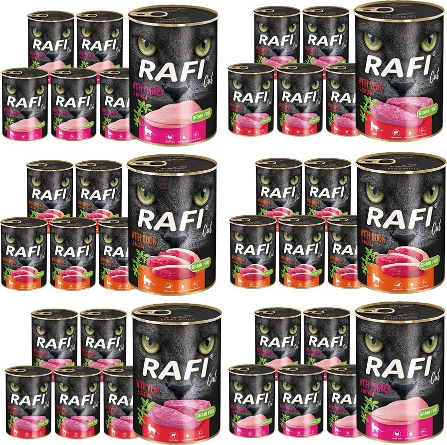 Dolina Noteci RAFI Cat Adult mix smaków 36x400g