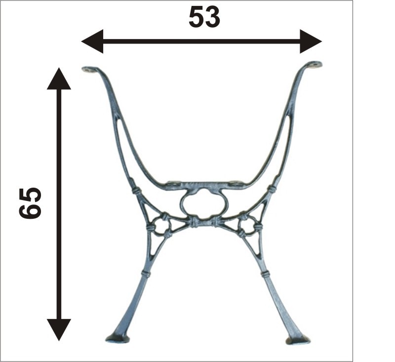 Noga do stolika ogrodowego niska C