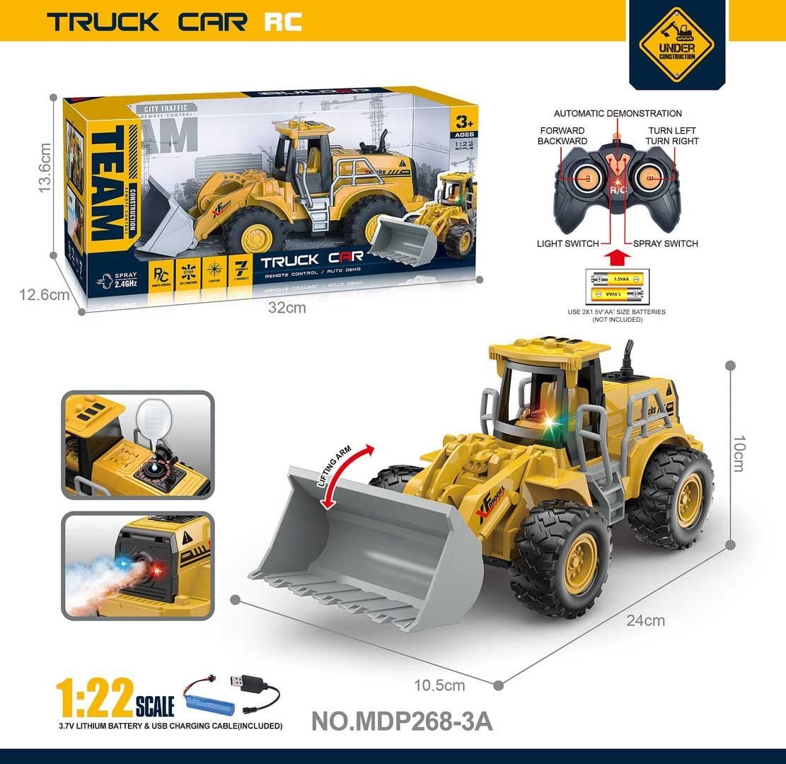 Ramiz Spychacz z Funkcją Świateł i Dymu R/C