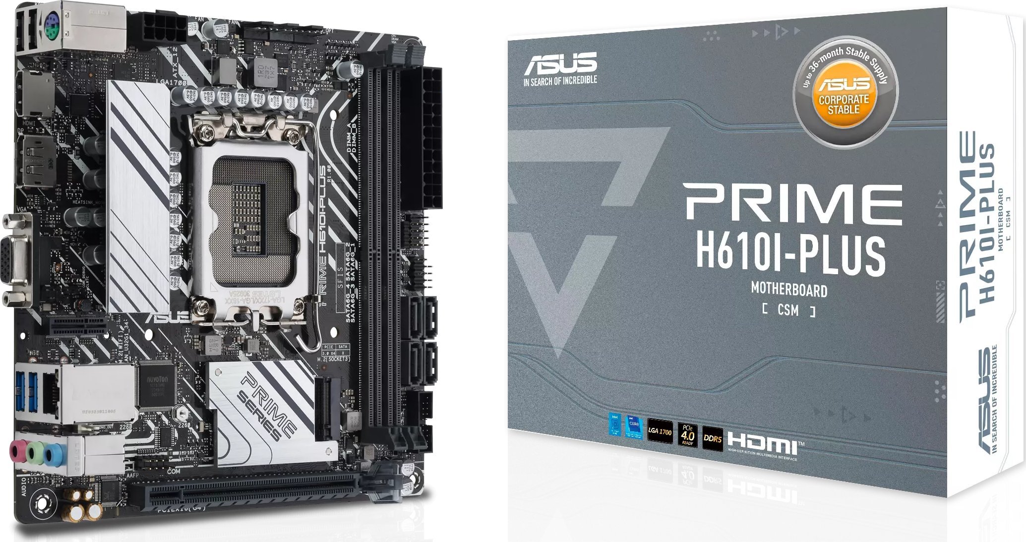 Płyta główna Asus PRIME H610I-PLUS-CSM