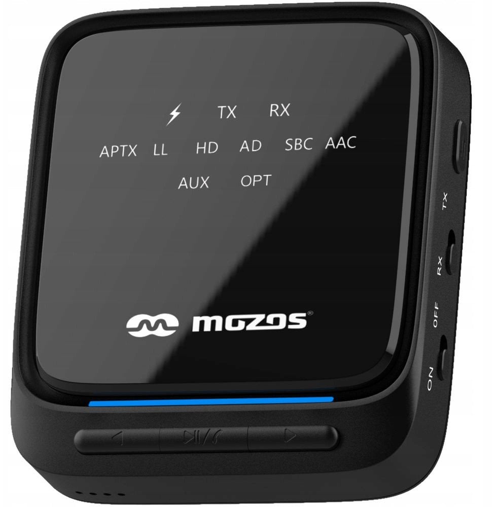 Mozos B3 APT-X HD NADAJNIK ODBIORNIK BLUETOOTH OPTYK