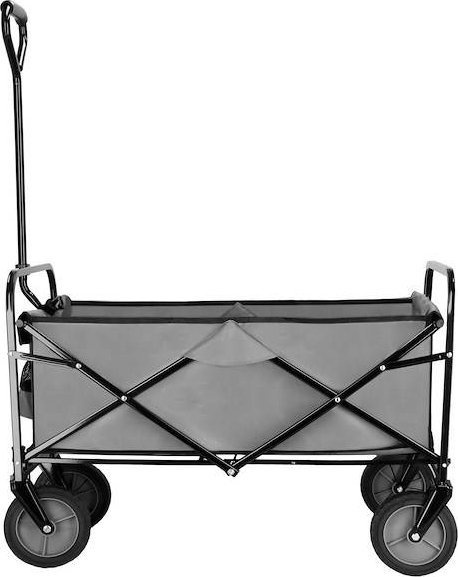 Springos Wózek ogrodowy turystyczny składany 80 kg czarno-szary UNIWERSALNY