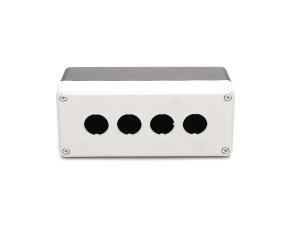 Promet Kaseta sterownicza na 4 przyciski/lampki pusta czarno-szara T0-PY4BOS