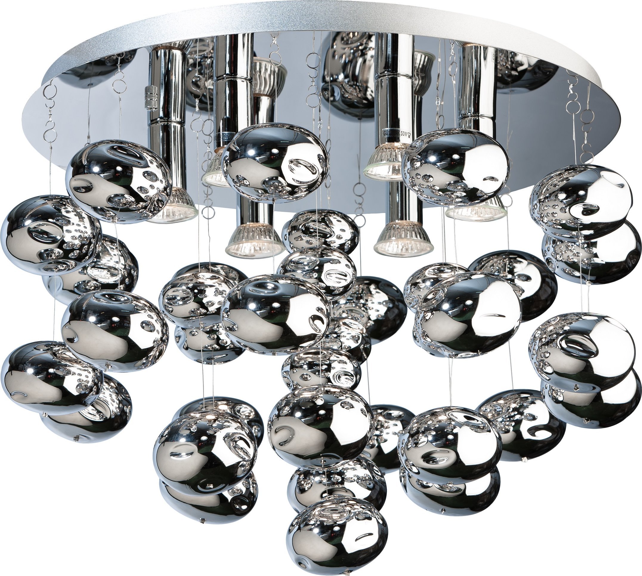 Lampa wisząca Azzardo Luvia chrom