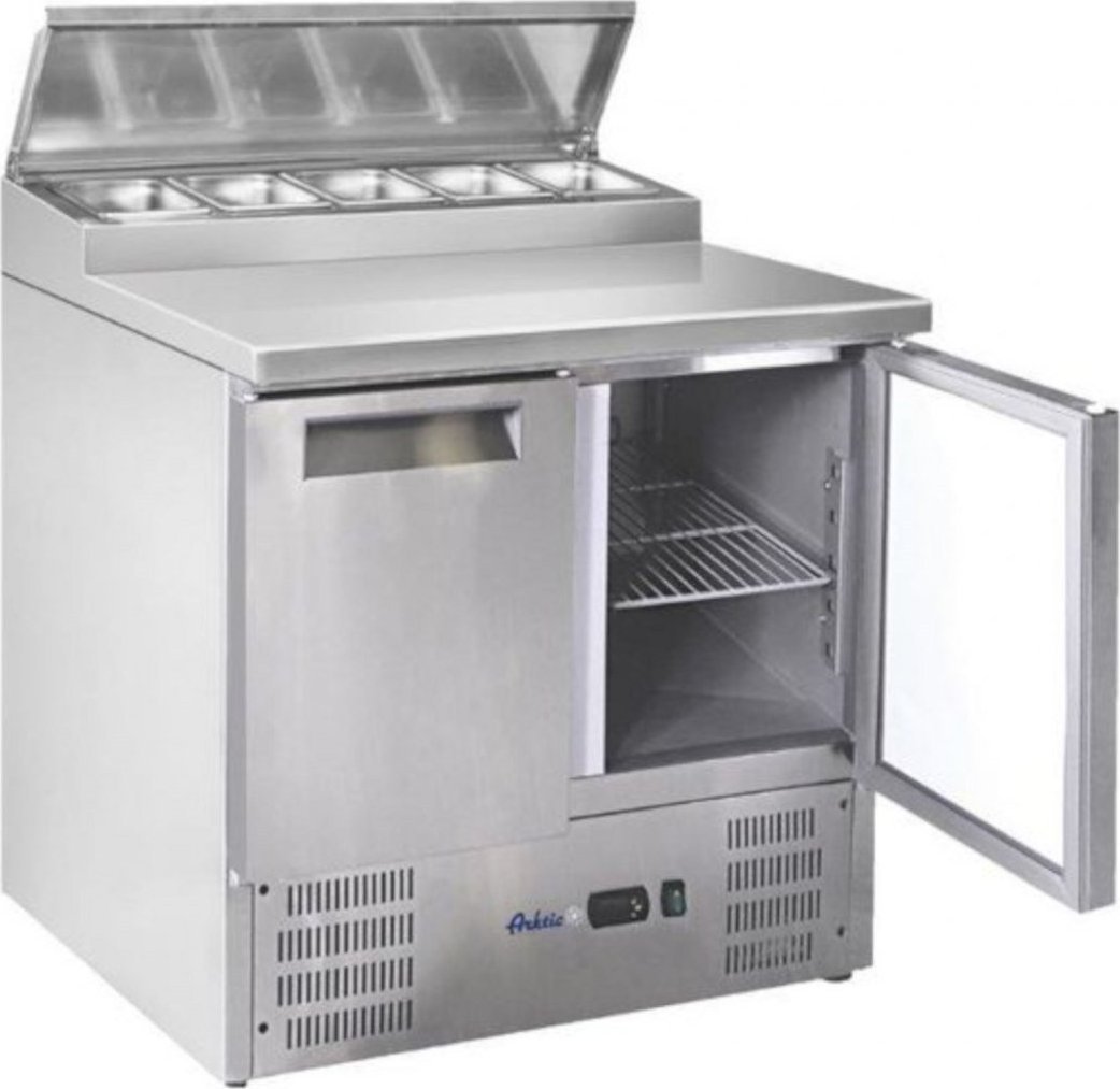 Hendi Stół chłodniczy sałatkowy 2-drzwiowy z nadstawą - Hendi 236222