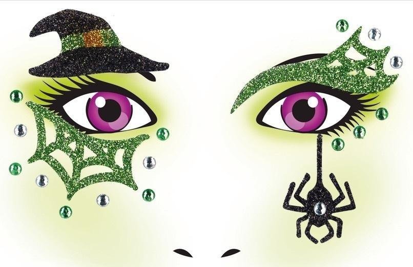 Naklejka Face Art Czarownica