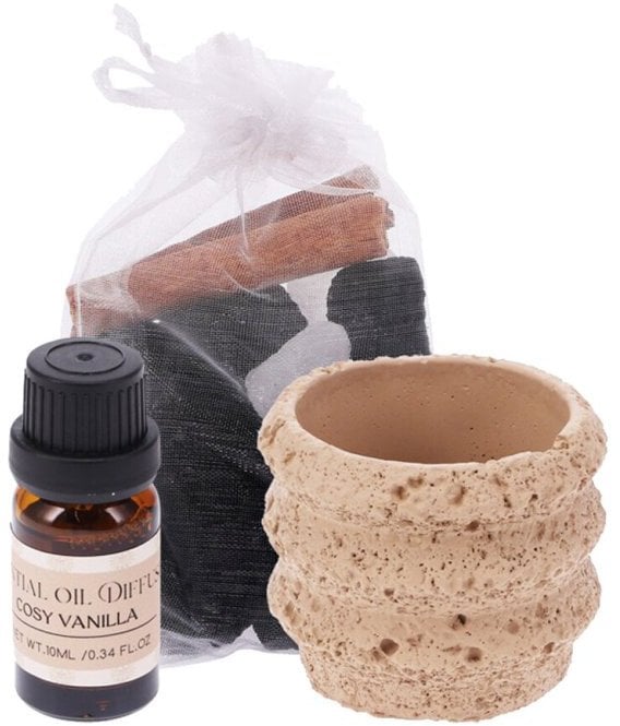 Zestaw zapachowy z kamieniami, Ø 9 x 7 cm