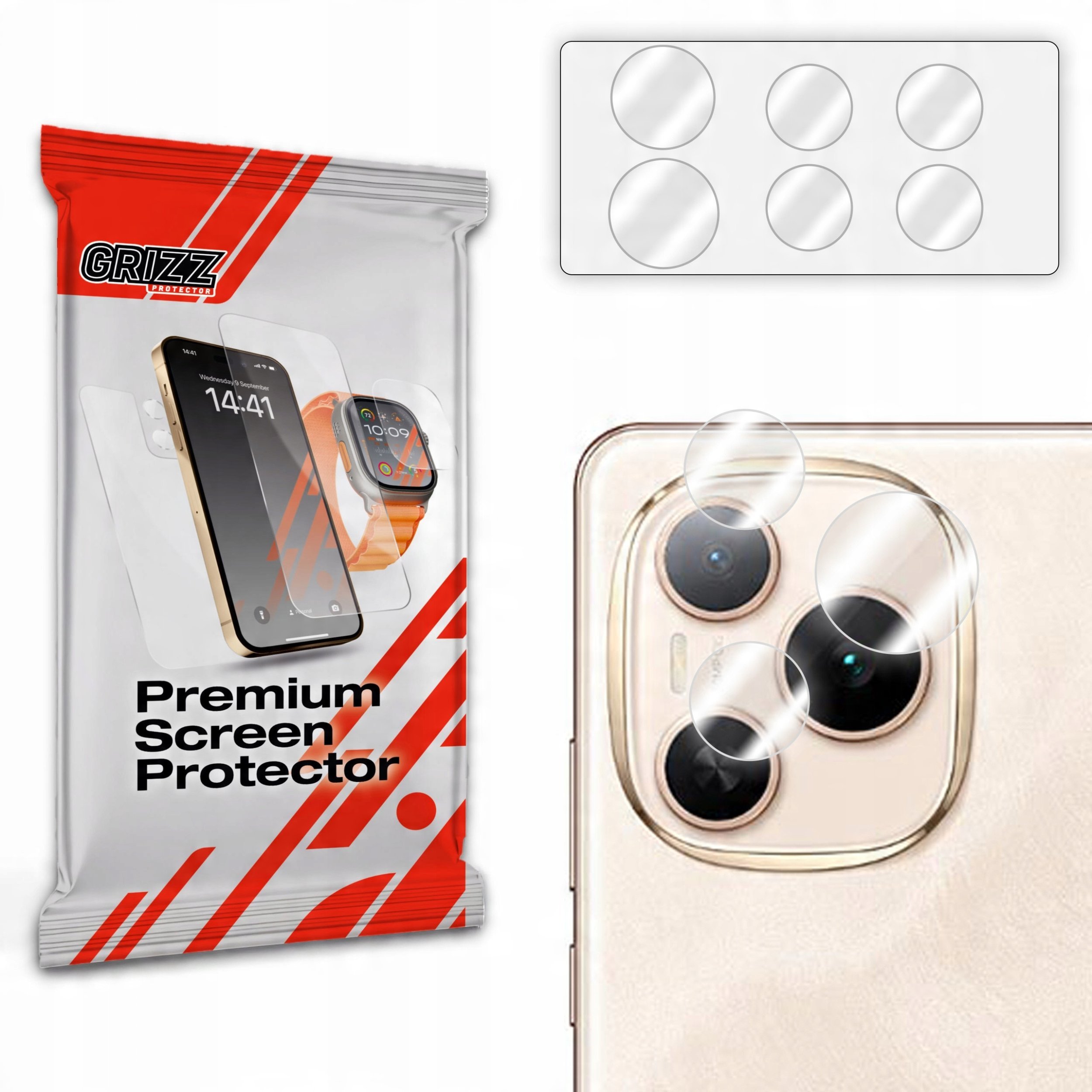 Szkło na aparat GrizzGlass HybridGlass Camera do Honor Power