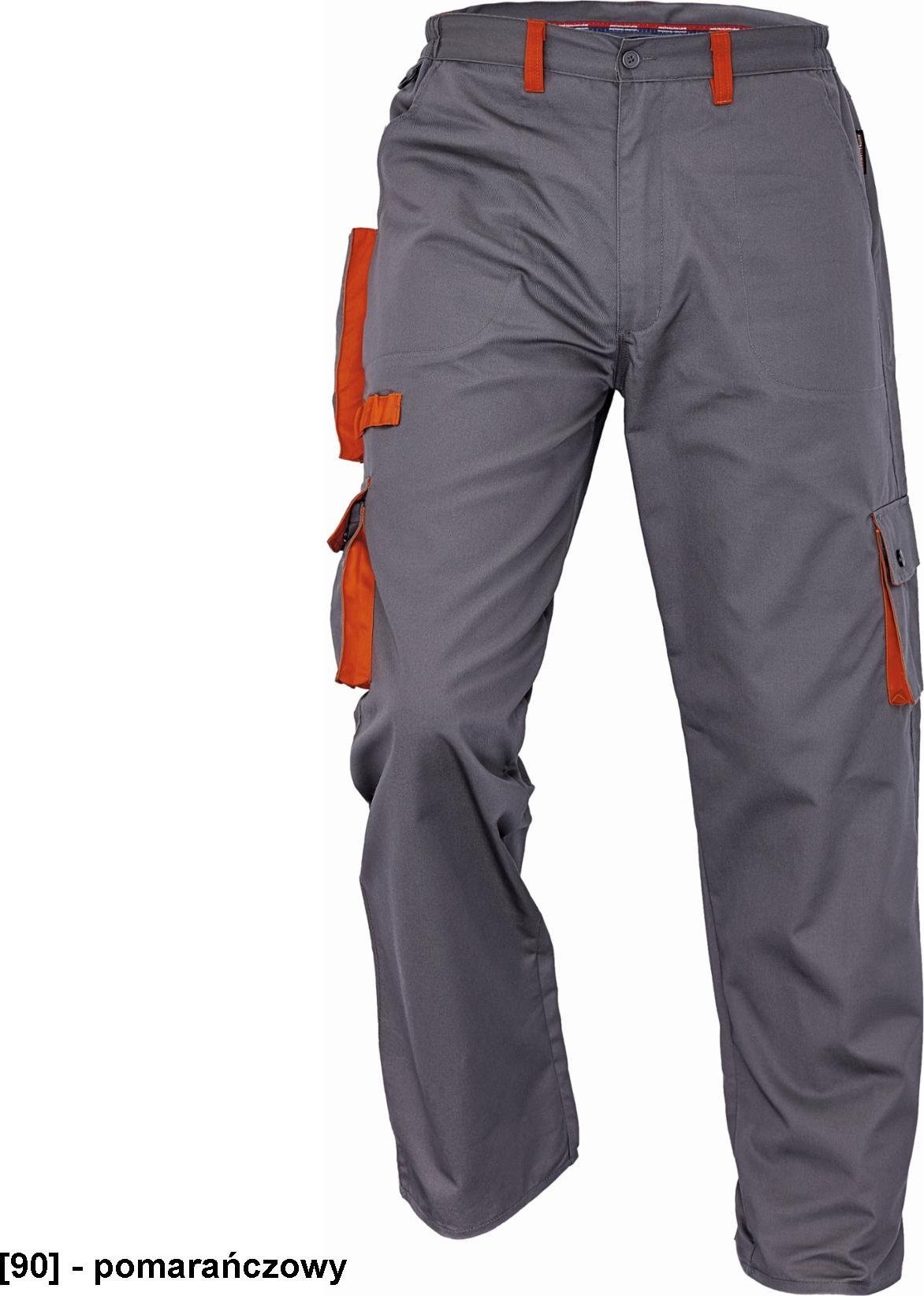 CERVA Spodnie ochronne do pasa robocze Desman 58