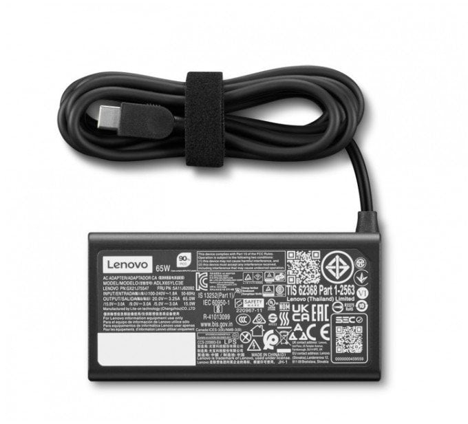 Zasilacz do laptopa Lenovo lenovo Adapter 65W Standard USB-C AC Gen 2-EU1/Arabia/Indonesia/ROK 4X21S91187