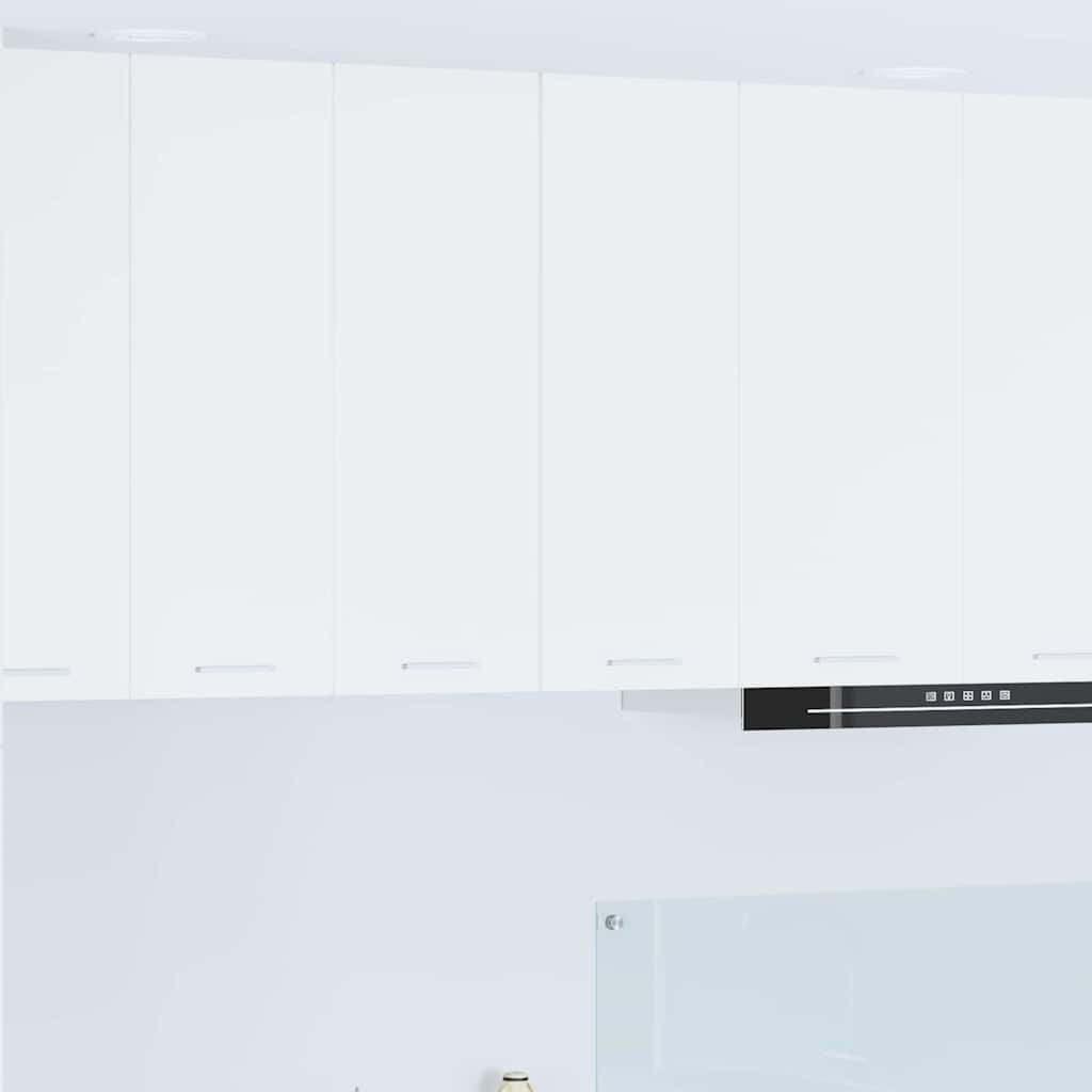 vidaXL Szafka wisząca z półką Riga 2 pcs Biały 30 x 31 x 80 cm