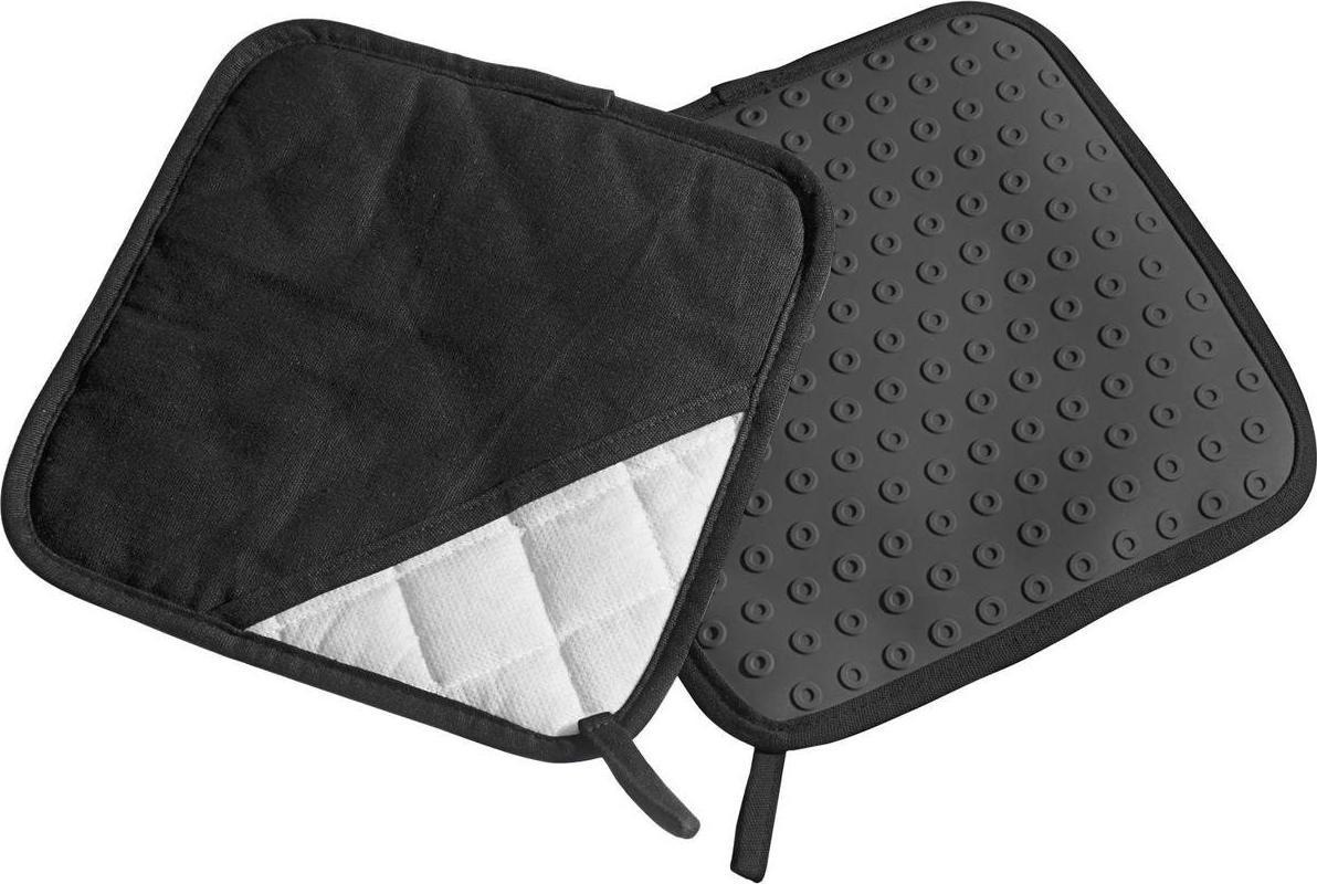 Lurch uchwyty do gorących naczyń, 2 szt., bawełna/silikon, 20 x 20 cm