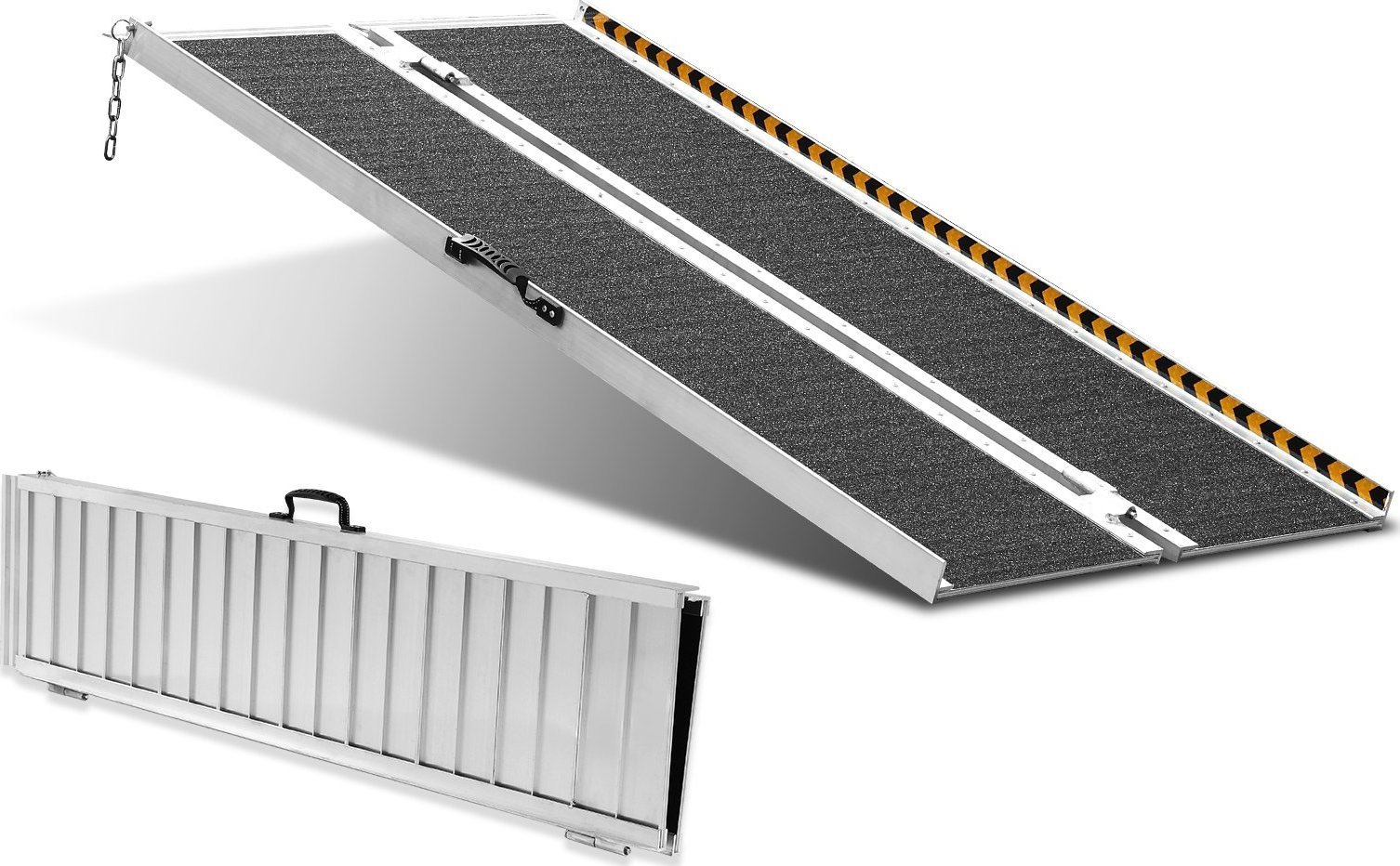 Przenośna Aluminiowa Rampa dla Wózków Inwalidzkich 121 cm