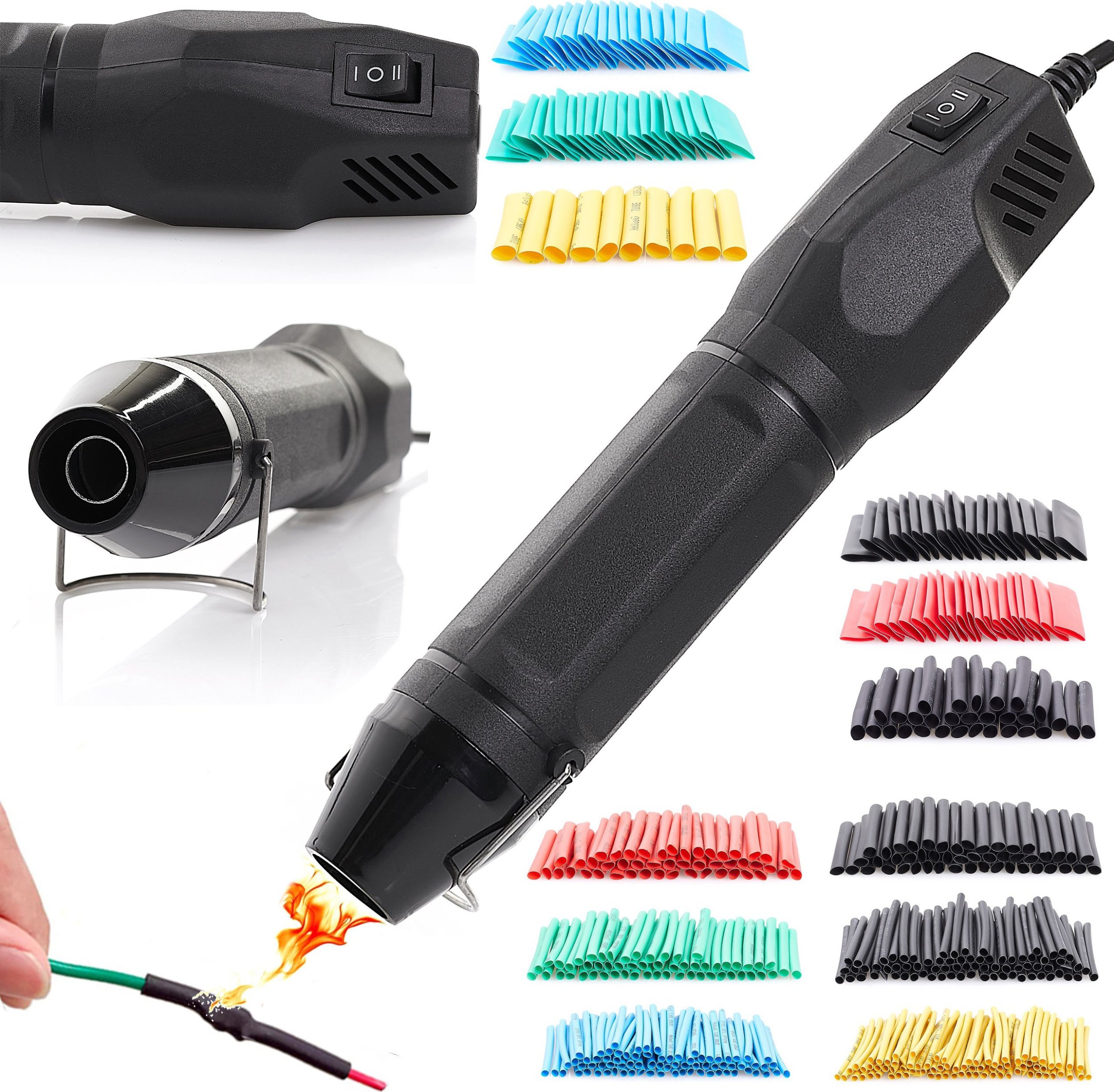 Opalarka Yihua 8858-III Zestaw Rurek Termokurczliwych 8 Rozmiarów 510 Sztuk