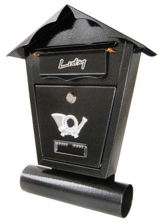 Skrzynka na listy szary-antyk z tubą SD1T