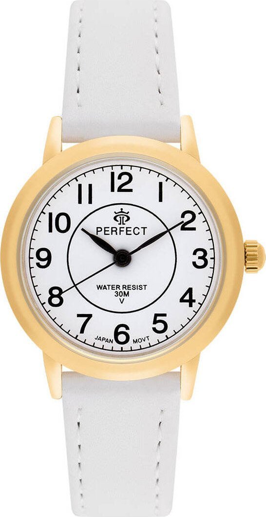 Zegarek Perfect Zegarek Perfect LXC132G-22 damski klasyczny czytelny .