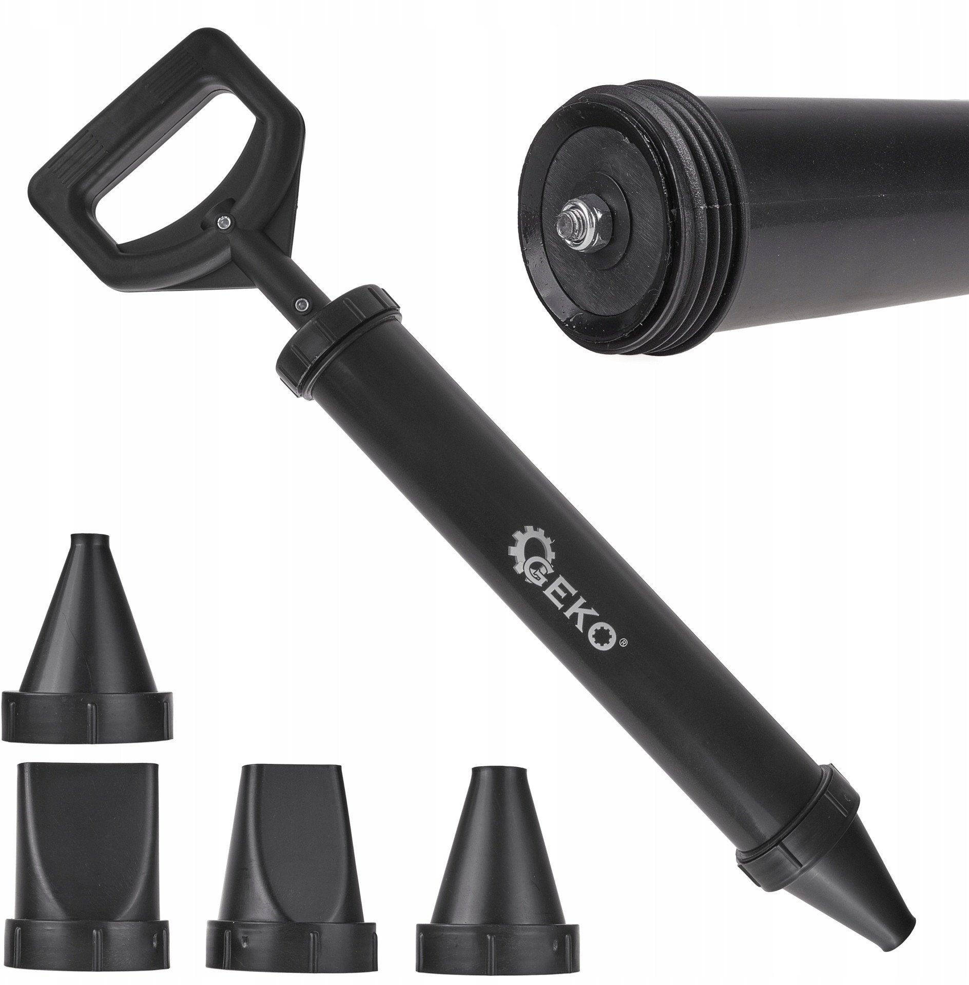 Wyciskacz budowlany do mas i zapraw 850ml + komplet 4 dysz (30)