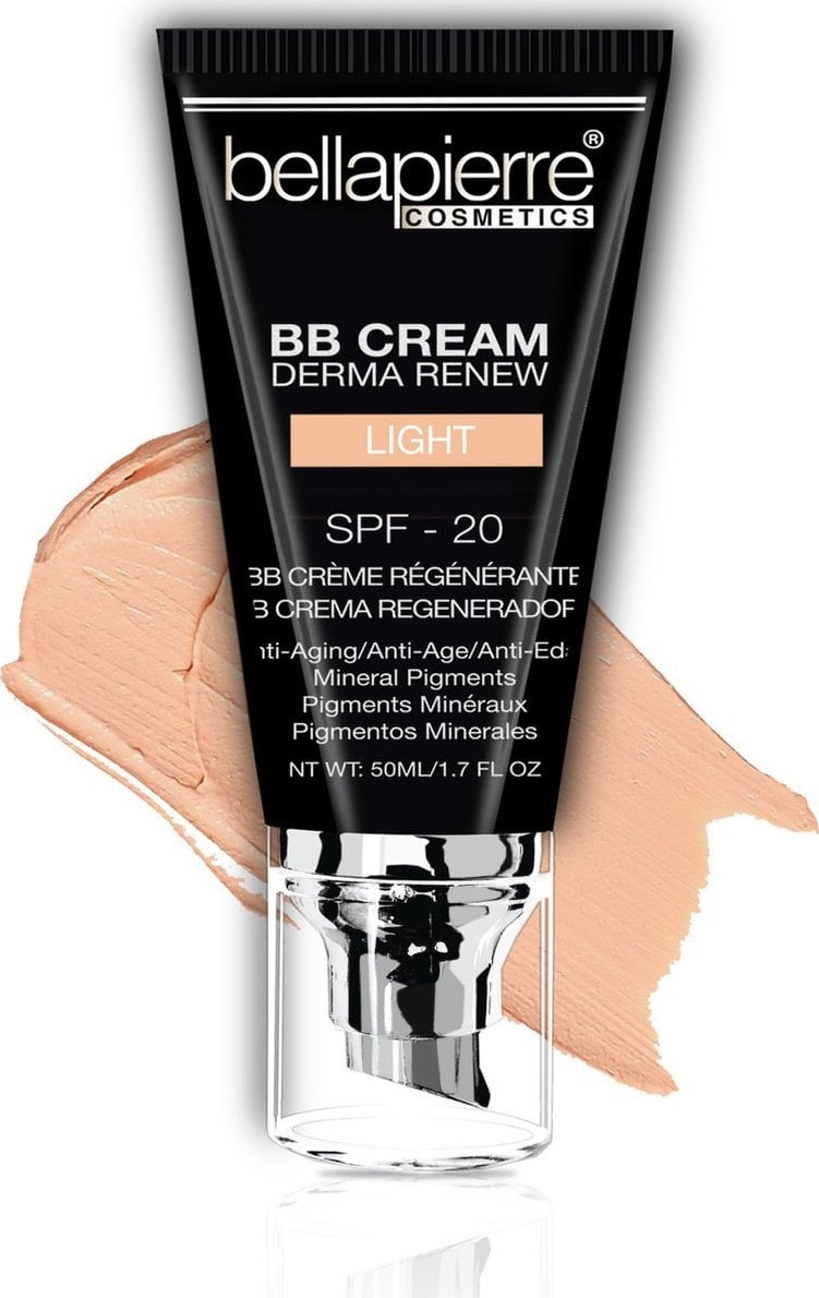 Bellapierre Cosmetics Maskuojamasis veido kremas BB Light, 50 ml BBC002