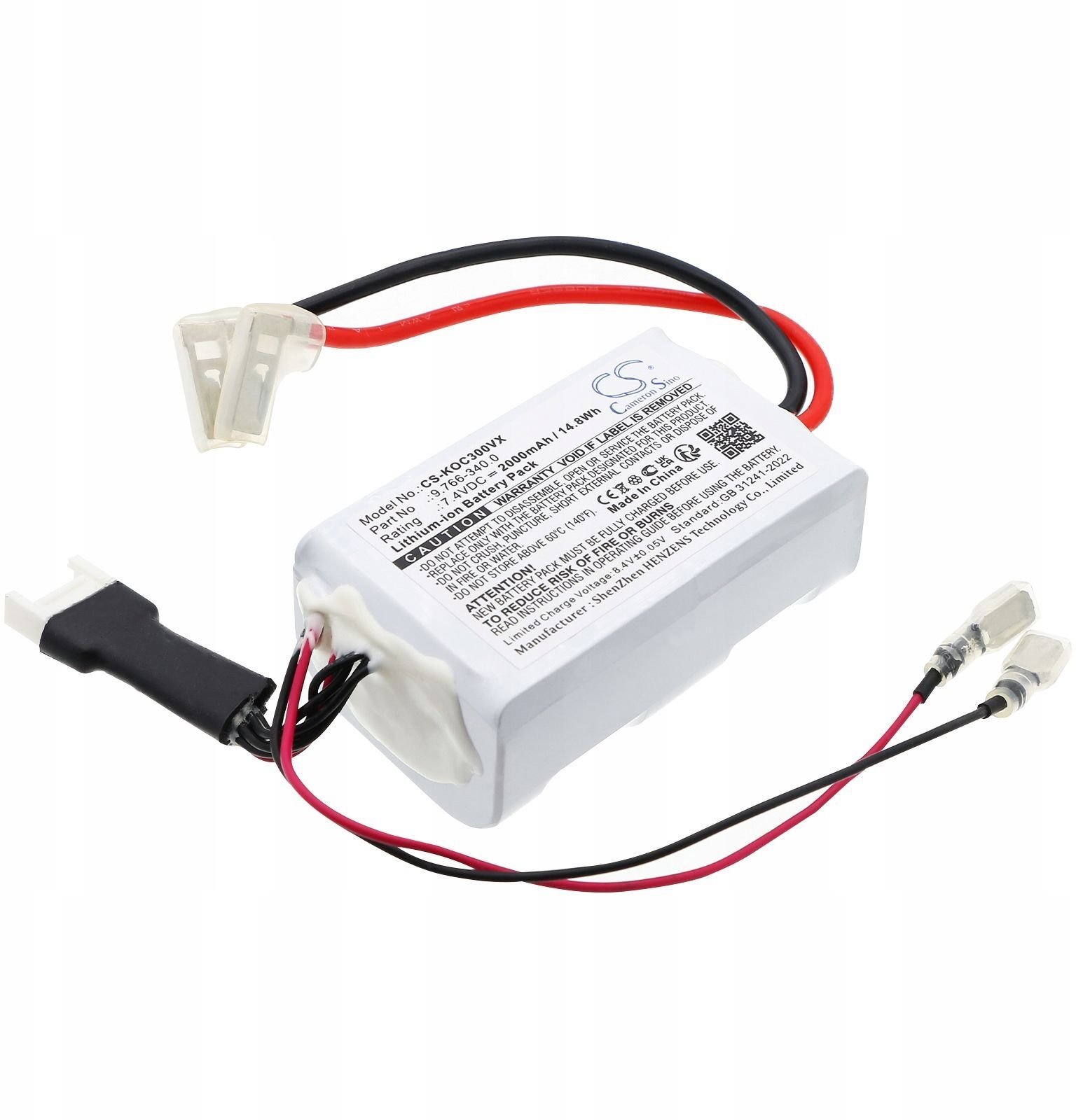 Cameron Sino Akumulator Bateria Type 9.766-340.0 For Washers Karcher Oc 3 Oc3 Foldable / Cs-koc300vx